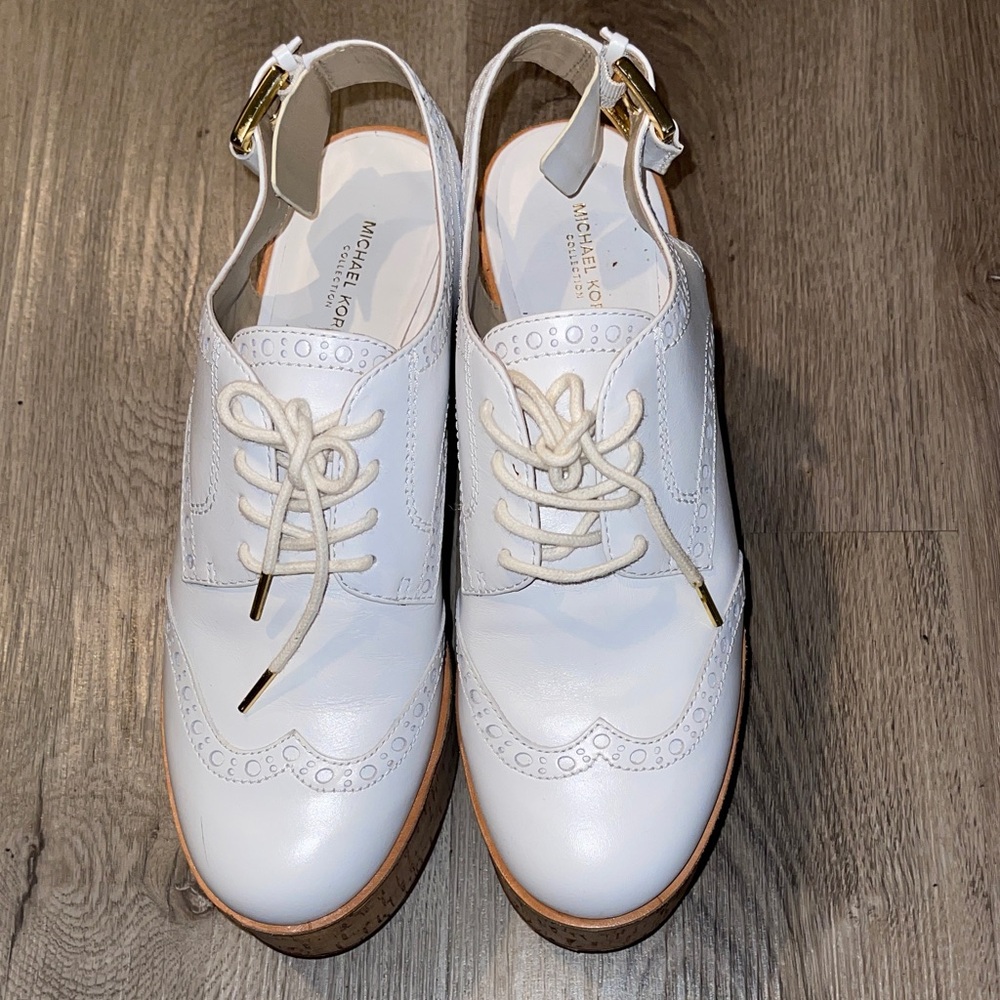 Michael Kors Collection Lex Platform Oxford Slingbacks 39.5 - Picture 2 of 8